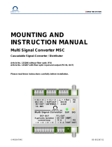 Mobatime 133286 Multi Signal Converter MSC User manual