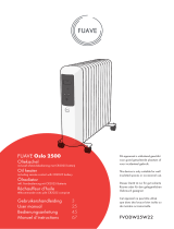 Fuave FVODW25W22 Oil Heater Spiral Mixers User manual