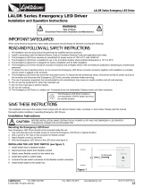 Lightalarms LALDR Series User manual