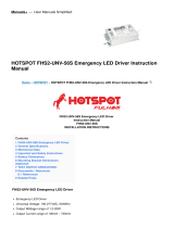 HOTSPOT FHS2-UNV-56S Emergency LED Driver User manual