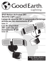 Good EarthSE1293-WH3-02LF0-G IP65 Motion-Activated 2N1 Security Light