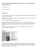 MaschineMIKRO MK3 Ableton Live 11 MIDI Remote Script