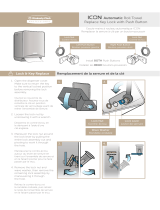 Kimberly-Clark 58740 Automatic Roll Towel Replace Key Lock User manual