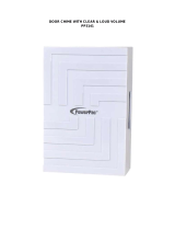 PowerPac PP3141 Door Chime User manual