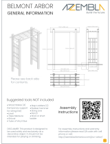 Azembla Belmont Vinyl White Arbor User manual