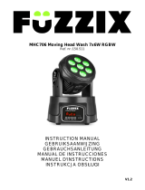 FUZZIX MHC706 Moving Head Wash User manual