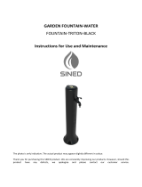 SINED Garden Fountain-Water User manual