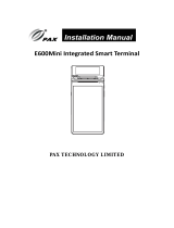 PAX E600Mini User manual