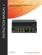 A-Neuvideo A-NEUVIDEO ANI-1X2COMPDA 1×2 Video Splitter Amplifier User manual