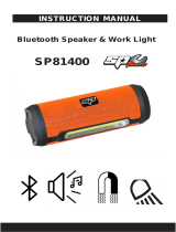 SP tools SP81400 Bluetooth Speaker and Work Lamp User manual