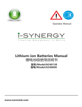 i-SYNERGY i-SYNERGY N240600 Lithium-ion Batteries User manual