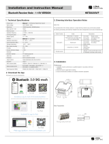 Lena Lighting HBTD8200V/F Bluetooth Receiver Node User manual