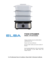 Elba EFS-M1038SS Food Steamer User manual