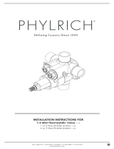 Phylrich Shop 1-2 Inch NEW Thermostatic Valve User manual
