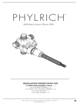 Phylrich 1-115 User manual