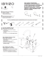 Brizo 62201 User manual