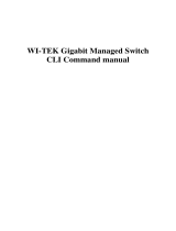 Wi-Tek Wi-Tek WI-PMS310GF-Alien Gigabit L2 Managed PoE Switch User manual