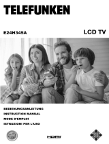Support TELEFUNKEN E24H345A LED-TV 60 cm 24 Inch User manual