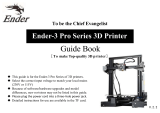 Ender -3 Pro Series 3D Printer User manual