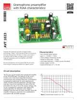 AVT 1023 Gramo Phone Preamplifier User manual
