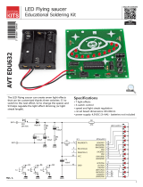 AVT DU632 UFOledek DIY Kit for Learning Soldering User manual