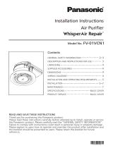 Panasonic FV-01VCN1 User manual