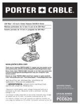 Porter Cable PCC620 User manual