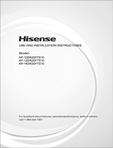 Hisense AP-10DR2SFTS10 User manual