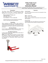 Wesco 4-Way Pallet Truck User manual