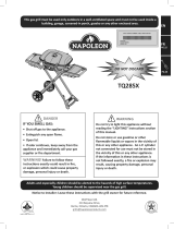 NAPOLEON TQ285X User manual