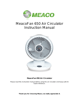 Meaco MeacoFan 650 Air Circulator User manual