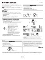 LiftMaster 380UT User manual