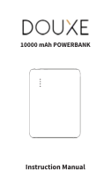 DOUXE 10000 mAh Powerbank User manual