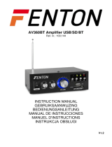 Fenton 103.144 User manual