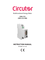 Circutor CEM-C12 User manual