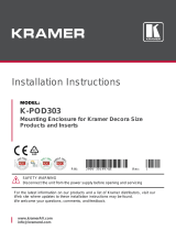 Kramer K-POD303 User manual