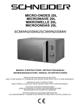 Schneider 20 Liters Micro Ondes User manual