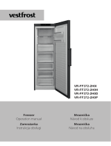 Vestfrost VR-FF372-2H0I Freezer User manual