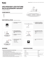 Sunco Lighting 150W UFO High Bay LED Fixture User manual