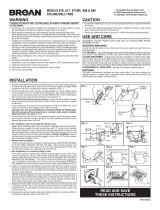 Broan 670 User manual