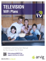Arvig Television User manual