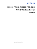 AZORES AX3000 User manual