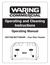 Waring Commercial WCT708 User manual