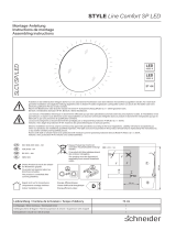 Schneider SLC1/SP/LED STYLE Line Comfort SP LED User manual