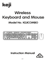 keji KEJICOMBO Wireless Keyboard and Mouse User manual