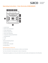 saco EOB5440AOX User manual