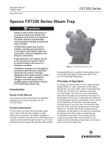 SPENCE FXT250 Steam Trap User manual