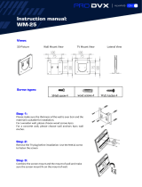 Pro DVX WM-25 User manual