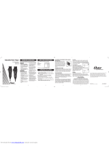 Oster 076070-010 User manual