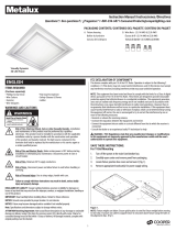 Metalux Metalux Visually Dynamic 3D LED Panel User manual
